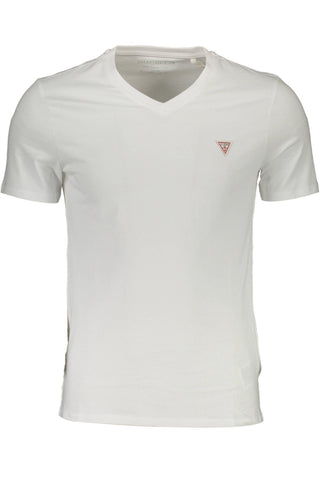 Guess Jeans White Cotton Men TShirt