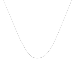 10K Gold 0.5 mm Slender & Dainty Fine Rope Chain Necklace