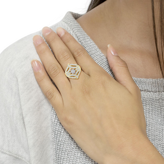 10K Yellow Gold Diamond Ring (1 Cttw, I-J Color, I2-I3 Clarity)