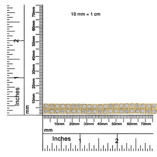 10K Yellow Gold 8.00 Cttw Round-Cut Diamond Two Row Square Link Tennis Bracelet (K-L Color, I1-I2 Clarity) - 7.25" Inches