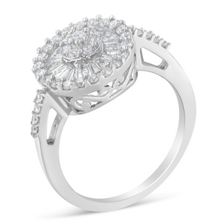 10KT White Gold Diamond Cocktail Ring (1 cttw, H-I Color, SI2-I1 Clarity)