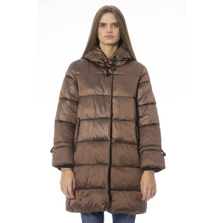 Baldinini Trend Brown Nylon Women Jacket