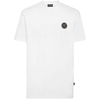 Plein Sport Sleek Cotton Tee with Signature Detailing