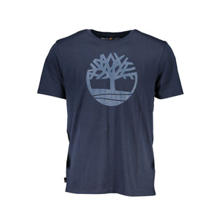 Timberland Blue Cotton T-Shirt